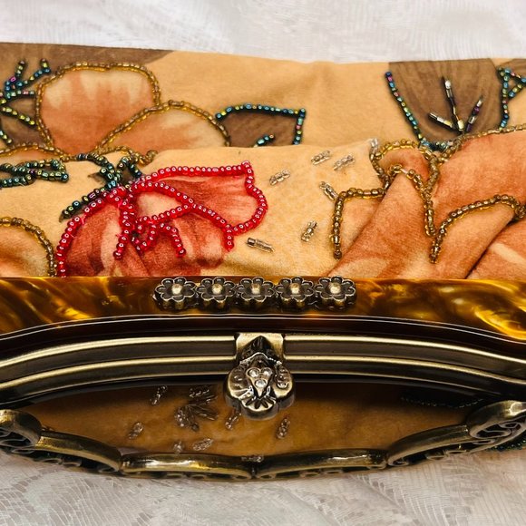 Vintage Art Deco Clutch Handmade Beaded 20-30s - Picture 2 of 10